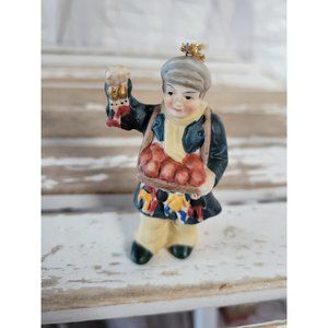 Russ porcelain seller ornament vintage Xmas holiday tree